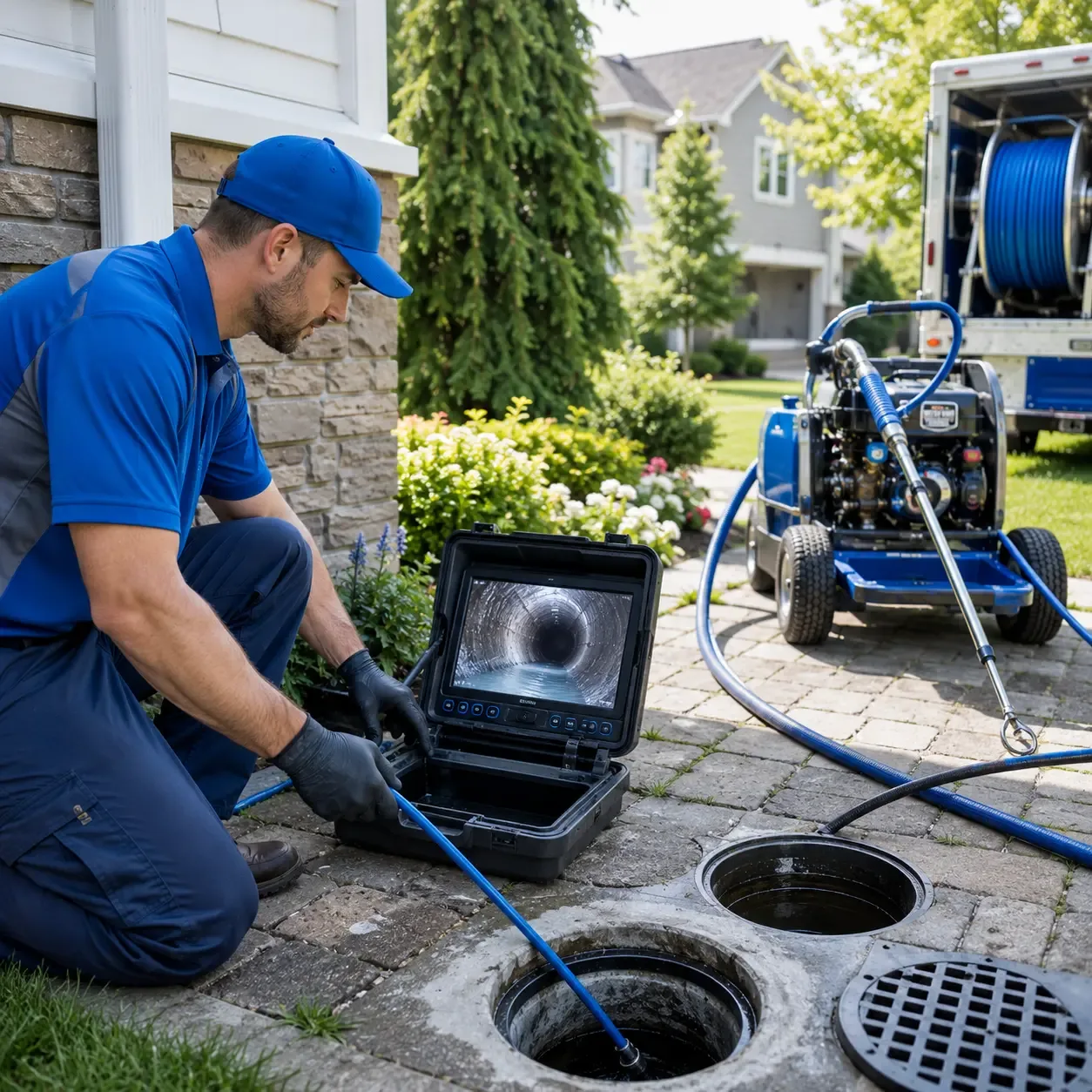 Outdoor drain cleaning professionals serving Asbury, NJ