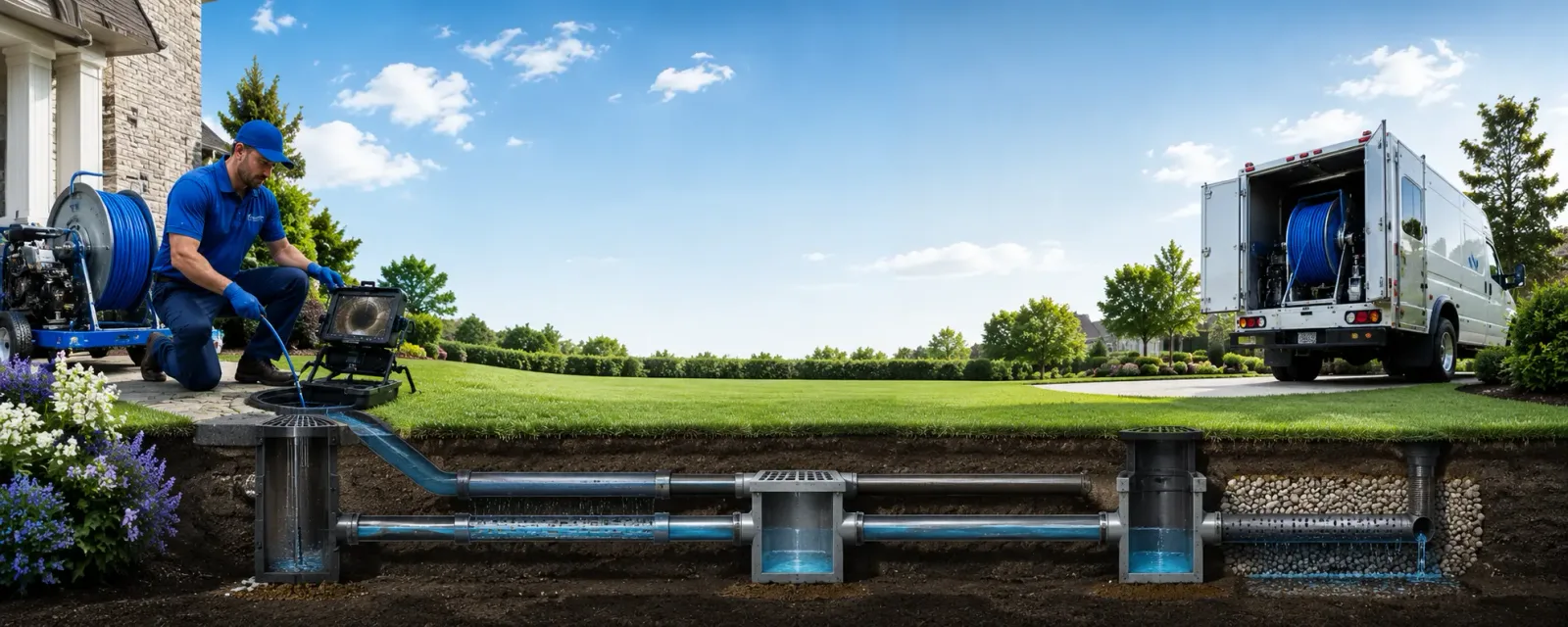 Outdoor drain cleaning information for Asbury, NJ